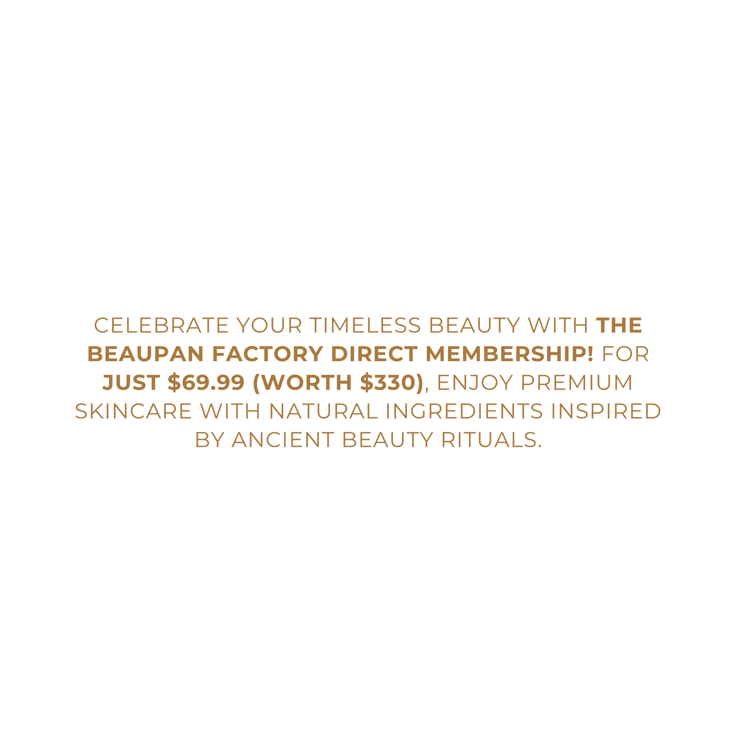 Skincare Factory Direct Membership