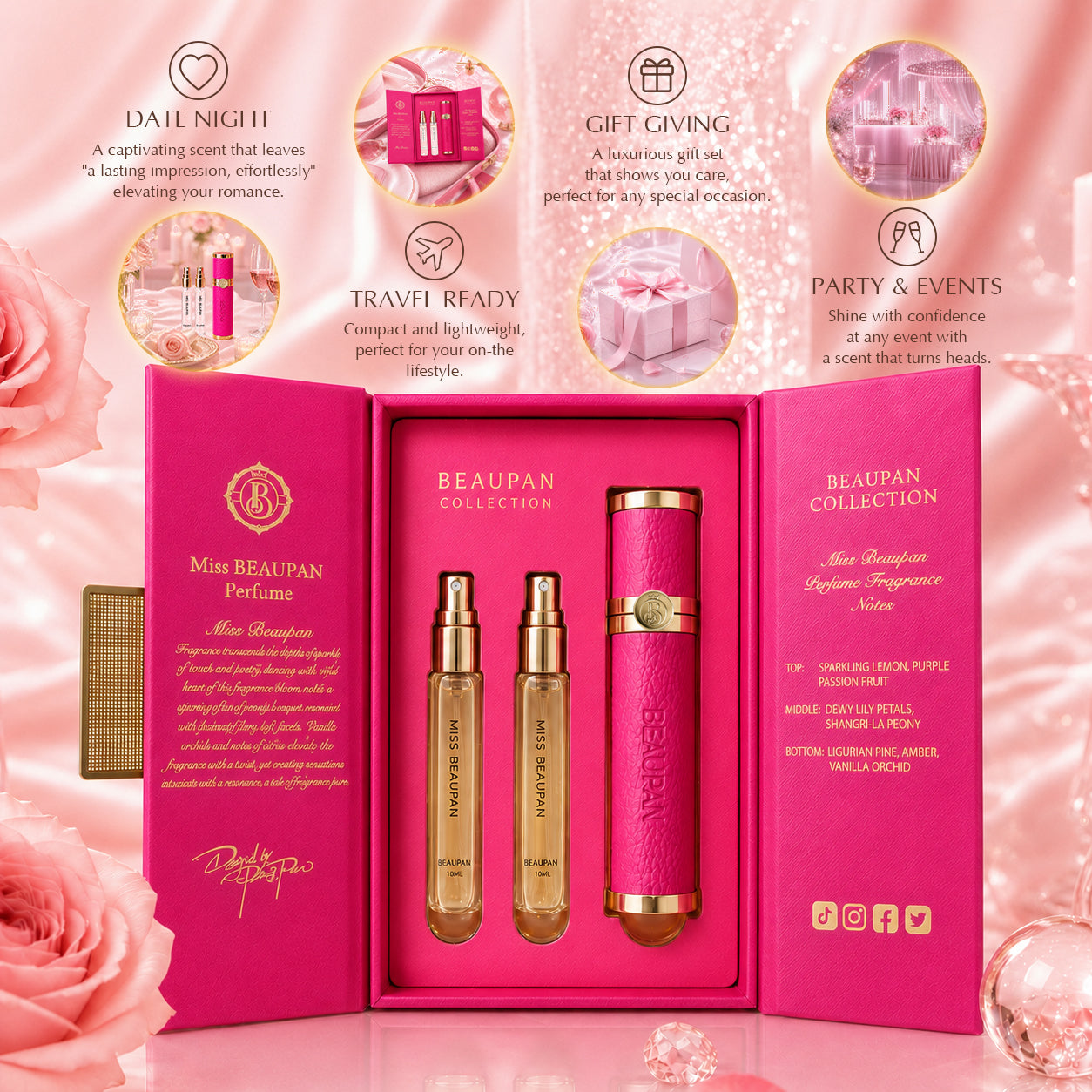 Miss BEAUPAN Travel Size Perfume 30ml