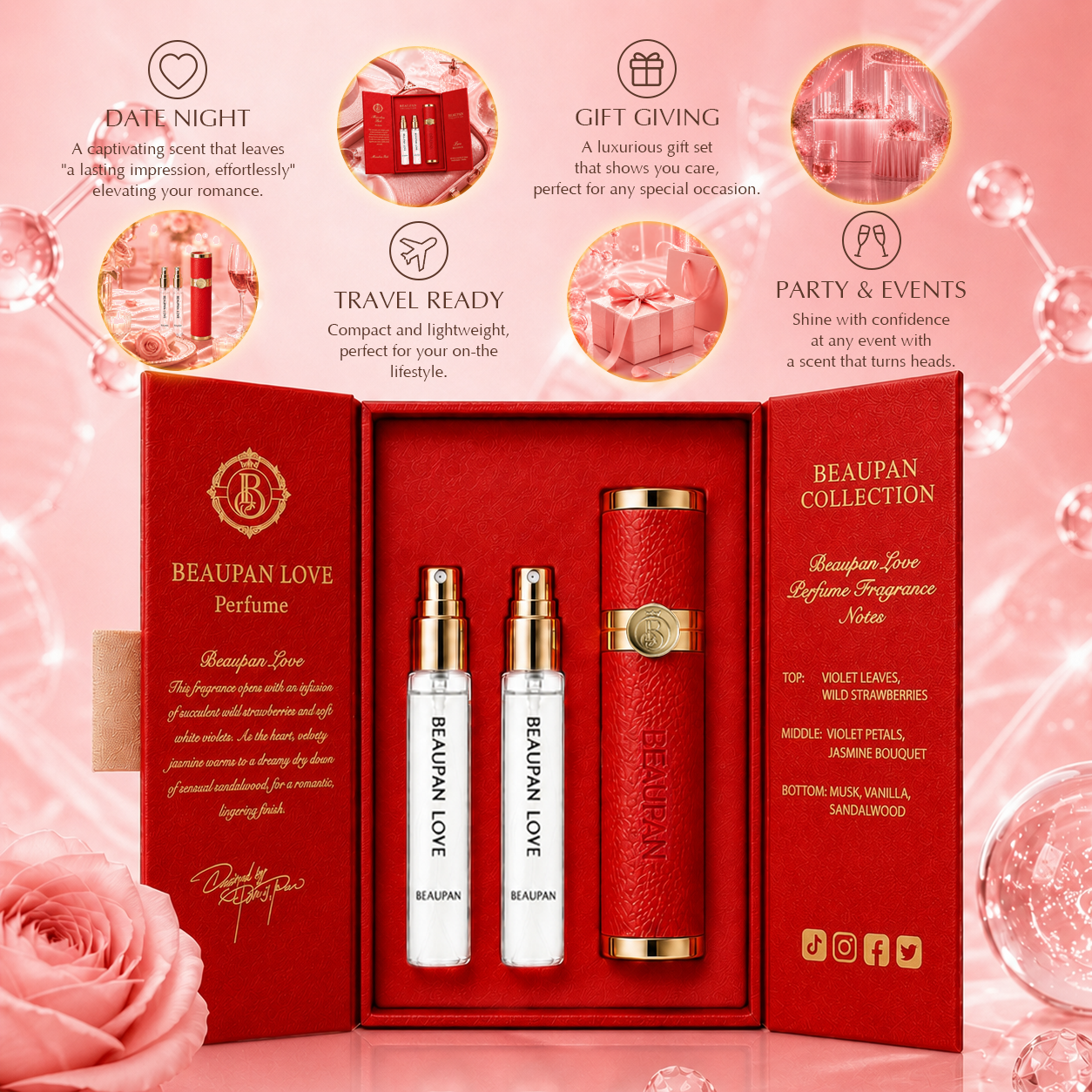 BEAUPAN Love Travel Size Perfume 30ml