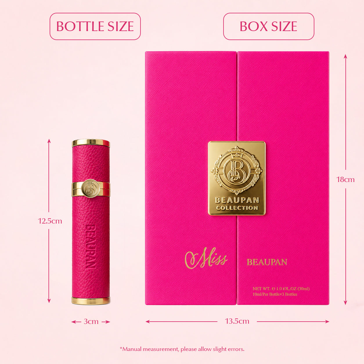 Miss BEAUPAN Travel Size Perfume 30ml